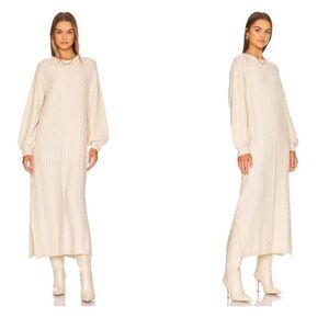 Show Me Your Mumu Cream Knit Dress